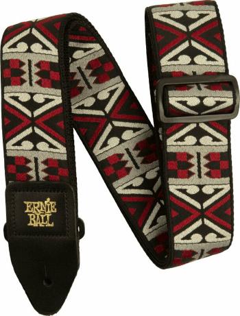 Ernie Ball Classic Jacquard Gitarový pás Primal Red