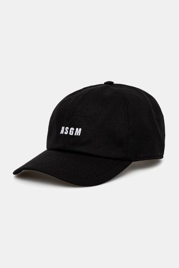 Šiltovka MSGM čierna farba, s nášivkou, 3840ML04.257126