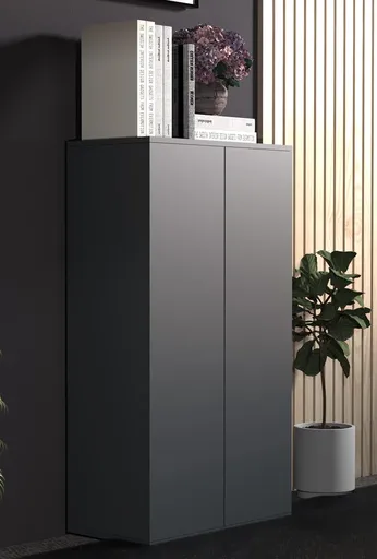 VCM Kancelářská skříň Dalosa 3 police, antracitová