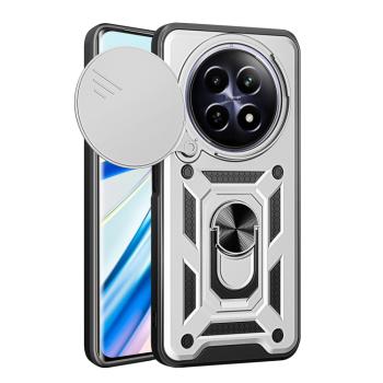 RING CAMERA Kryt s držiakom pre Realme 12 5G strieborný