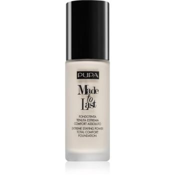 PUPA Milano Made to Last dlhotrvajúci tekutý make-up odtieň 010 Porcelain 30 ml