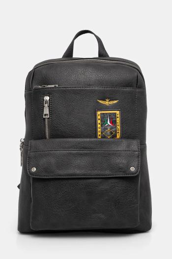 Ruksak Aeronautica Militare pánsky, šedá farba, veľký, jednofarebný, AM475