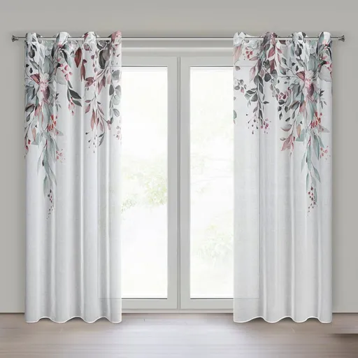 ArtFir Záves MEG K | biela/zelená 140 x 260 cm