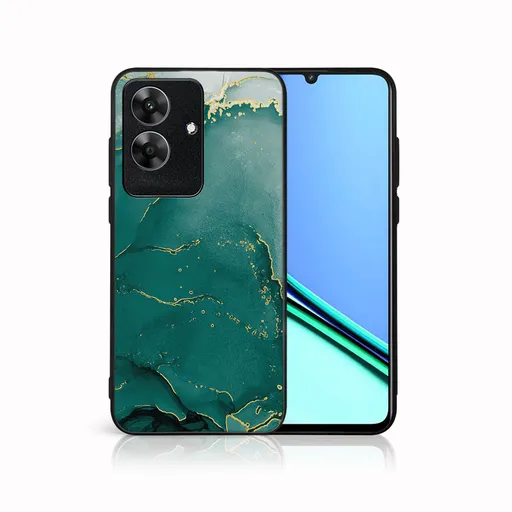MY ART Ochranný kryt pre Realme Note 60 GREEN MARBLE (145)