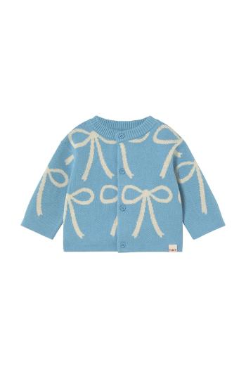 Detský bavlnený kardigan Tinycottons BOWS CARDIGAN BABY tenký, SS25-323