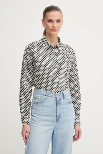 Košeľa United Colors of Benetton biela farba, regular, s klasickým golierom, 5Q6SDQ0AY