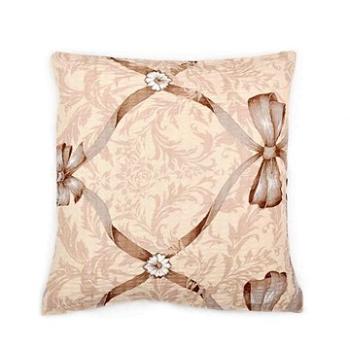 Bellatex Krepový – 40 × 40 cm – hnedá mašľa (4761)