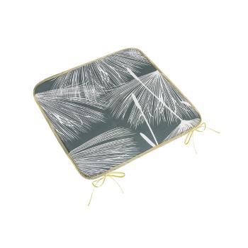 Bellatex Pernă de scaun Adéla netedă Fluffy gri,alb , 40 x 40 cm