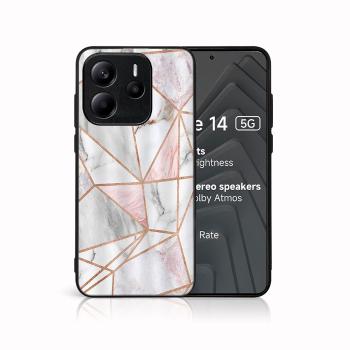 MY ART Ochranný kryt pre Xiaomi Redmi Note 14 5G PINK MARBLE (143)