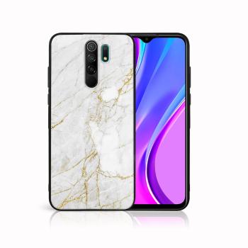 MY ART Silikónový obal Xiaomi Redmi 9 WHITE STONE (011)