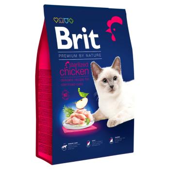 BRIT Premium by Nature Sterilized Chicken granuly pre mačky 1 ks, Hmotnosť balenia: 8 kg