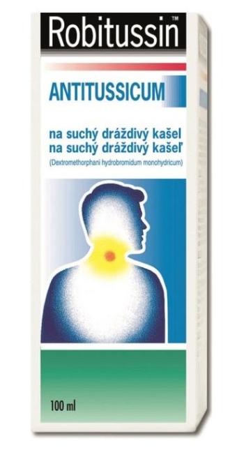 ROBITUSSIN Antitussicum sirup na suchý dráždivý kašeľ 100 ml