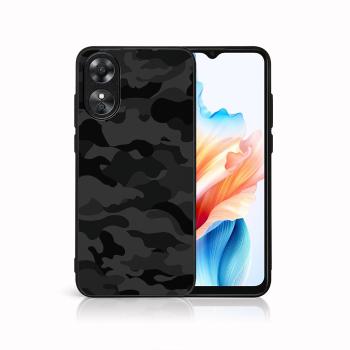 MY ART Ochranný kryt pre Oppo A38 BLACK CAMO (234)