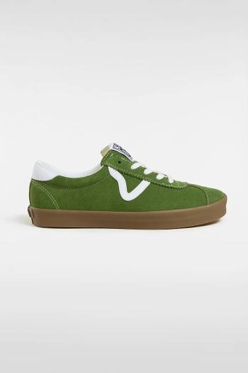 Semišové tenisky Vans Sport Low zelená farba, VN000D8XLIM1