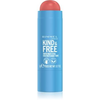 Rimmel Kind & Free multifunkčné líčidlo na oči, pery a tvár odtieň 001 Caramel Dusk 5 g