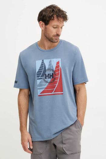 Športové tričko Helly Hansen Race Graphic s potlačou, 34419