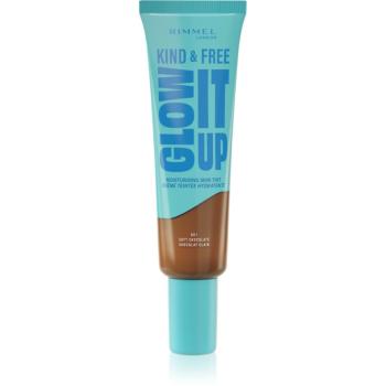 Rimmel Kind & Free Glow It Up ľahký hydratačný make-up odtieň 601 Soft Chocolate 30 ml