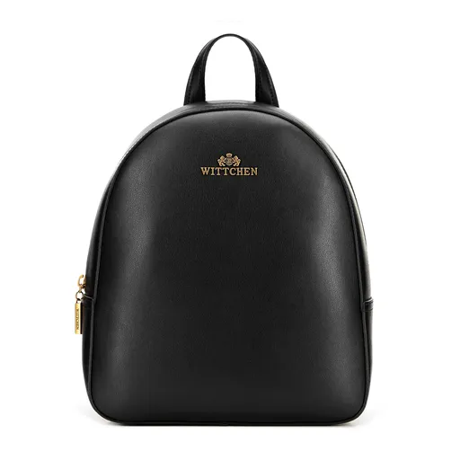 Dámsky čierny kožený ruksak – elegancia a funkčný dizajn 101-4E-616-1