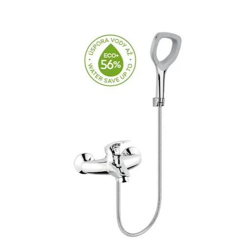 Vaňová batéria Novaservis Metalia ECO+ so sprchovacím setom chróm 57020,0E