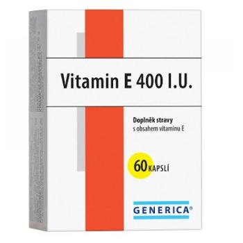 GENERICA Vitamín E 400 mg 60 kapsúl