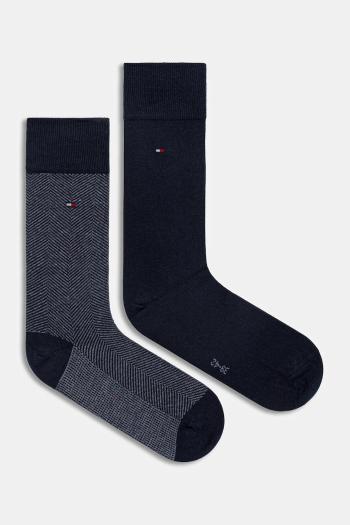 Ponožky Tommy Hilfiger 2-pak tmavomodrá farba, 701236313