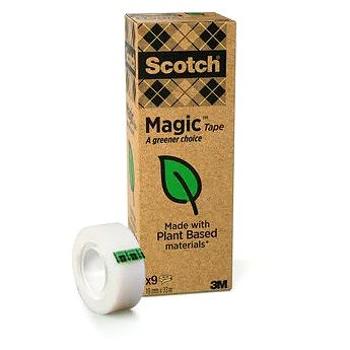 Scotch 19 mm × 33 m, transparentná, s odvíjačom – balenie 9 ks (7100044084)