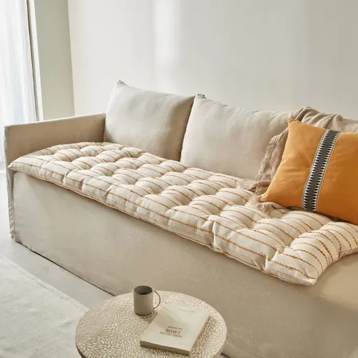 Dlhý dekoratívny vankúš z ručne tkanej látky