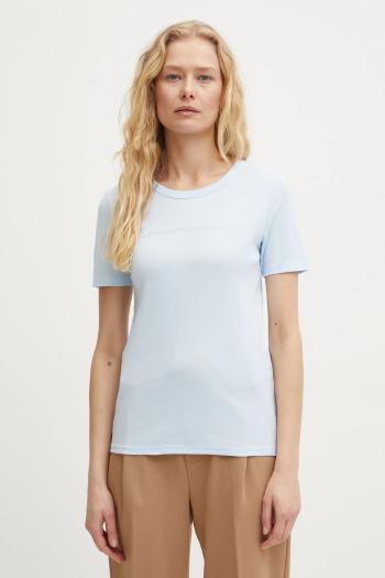 Bavlnené tričko United Colors of Benetton dámske, červená farba, 3GA2E16A2