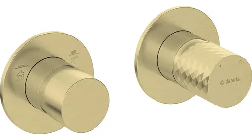 DEANTE - Silia Hexa kartáčované zlato Sprchová batéria, s prepínačom sprchy - horizontálne BHS_R46P