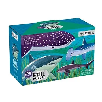 Foil Puzzle – Žraloky (100 ks) (9780735357303)