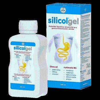 SILICOLGEL koloidná kys. kremičitá na gastrointestinálne problémy 200 ml