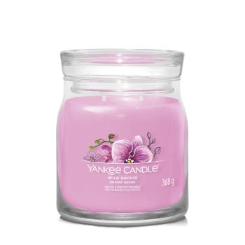 Yankee Candle Aromatická sviečka Signature sklo stredná Wild Orchid 368 g