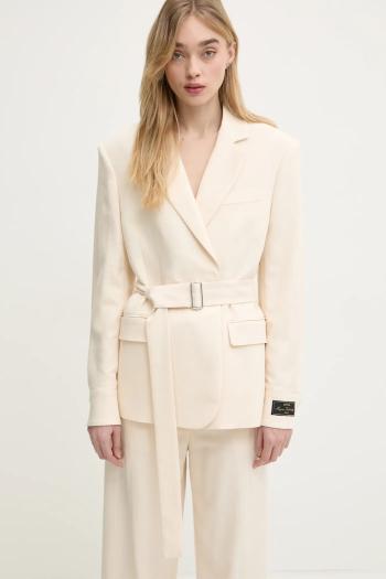 Sako MSGM béžová farba, dvojradové, jednofarebné, 3841MDG24.257106