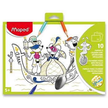 MAPED maľovanky s metalickými dekoráciami (3154148312246)