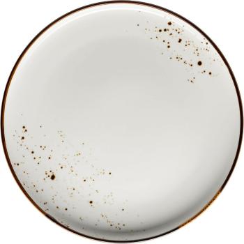 Mäser Plytký tanier Pintar White hnedé bodky 27 cm