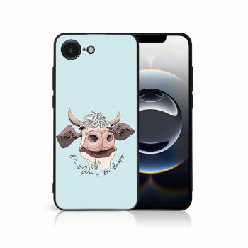 MY ART Ochranný kryt pre Apple iPhone 16e HAPPY COW (181)
