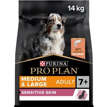 Pro Plan medium & large 7+ sensitive skin losos 14 kg (7613035123540)