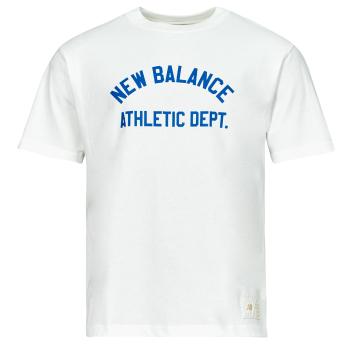 New Balance  ATHLETICS DEPT TEE  Tričká s krátkym rukávom Biela