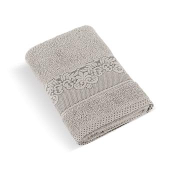 Prosop frotir Bellatex colecția Orchidea gri, 50 x 100 cm, gri, 50 x 100 cm