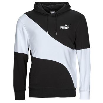 Puma  PUMA POWER CAT HOODIE  Mikiny Čierna