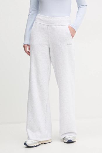 Tepláky Dkny šedá farba, jednofarebné, DP5P3546