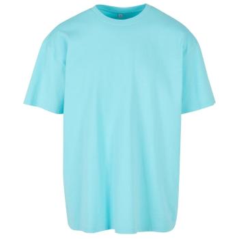 Build Your Brand Pánske tričko Heavy Oversize Tee - Beryl blue | S