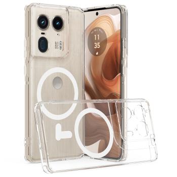 TRANSPARENT MAGSAFE Kryt pre Motorola Edge 50 Ultra priehľadný
