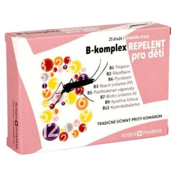 ROSEN PHARMA B-komplex repelent pre deti 25 dražé