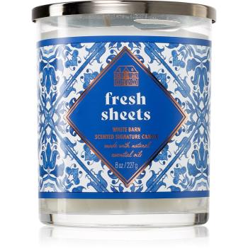 Bath & Body Works Fresh Sheets vonná sviečka 227 g