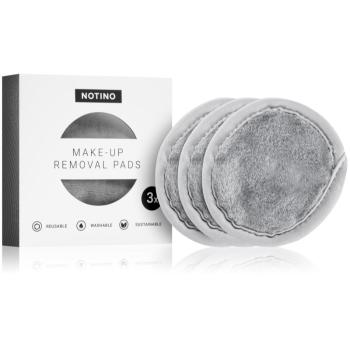 Notino Spa Collection Make-up removal pads odličovacie tampóny z mikrovlákna odtieň Grey 3 ks