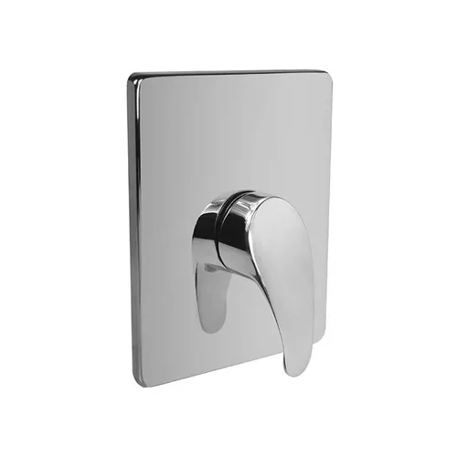 Mereo Sprchová podomietková batéria bez prepínača, Sonáta, Mbox, hranatý kryt, chróm CB60105C