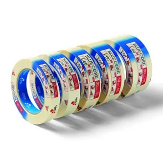 Lepiaca páska, CORE, papierová, Schuller Eh, klar, žltá, 50mm, 50m