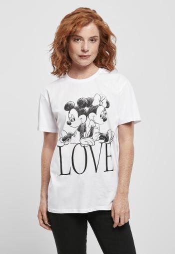 Mr. Tee Ladies Minnie Loves Mickey Tee white - XL