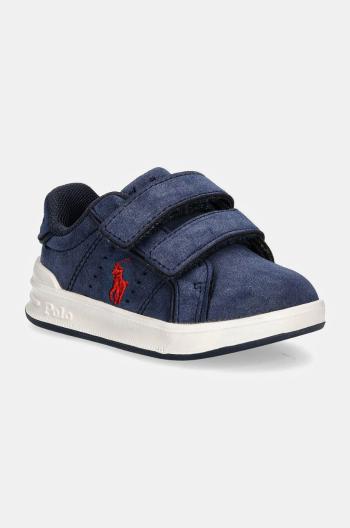 Detské tenisky Polo Ralph Lauren HERITAGE COURT III EZ tmavomodrá farba, RL00972410